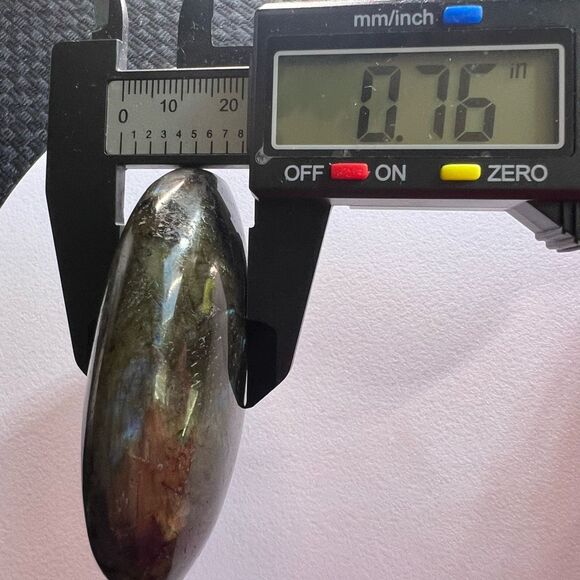 Labradorite Crystal‎ Palmstone (8) - Picture 8 of 11